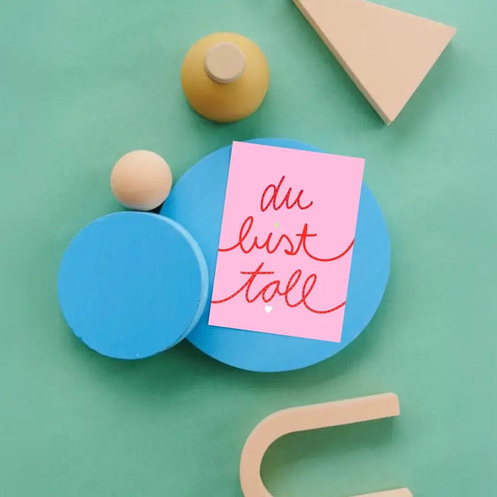 Postkarte / Du bist toll