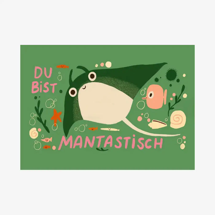 Postkarte-A6-Slinga-168-du-bist-Mantastisch
