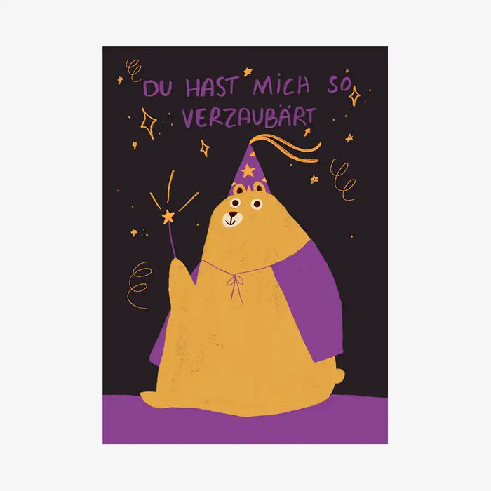 Postkarte-A6-Slinga-25-Du-Hast-Mich-So-Verzaubaert