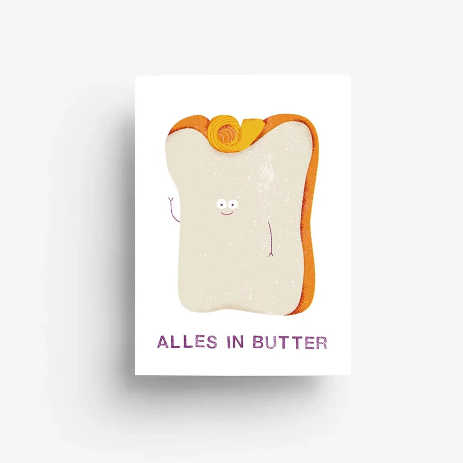 Postkarte-Alles-in-Butter-von-jung-wie-alt