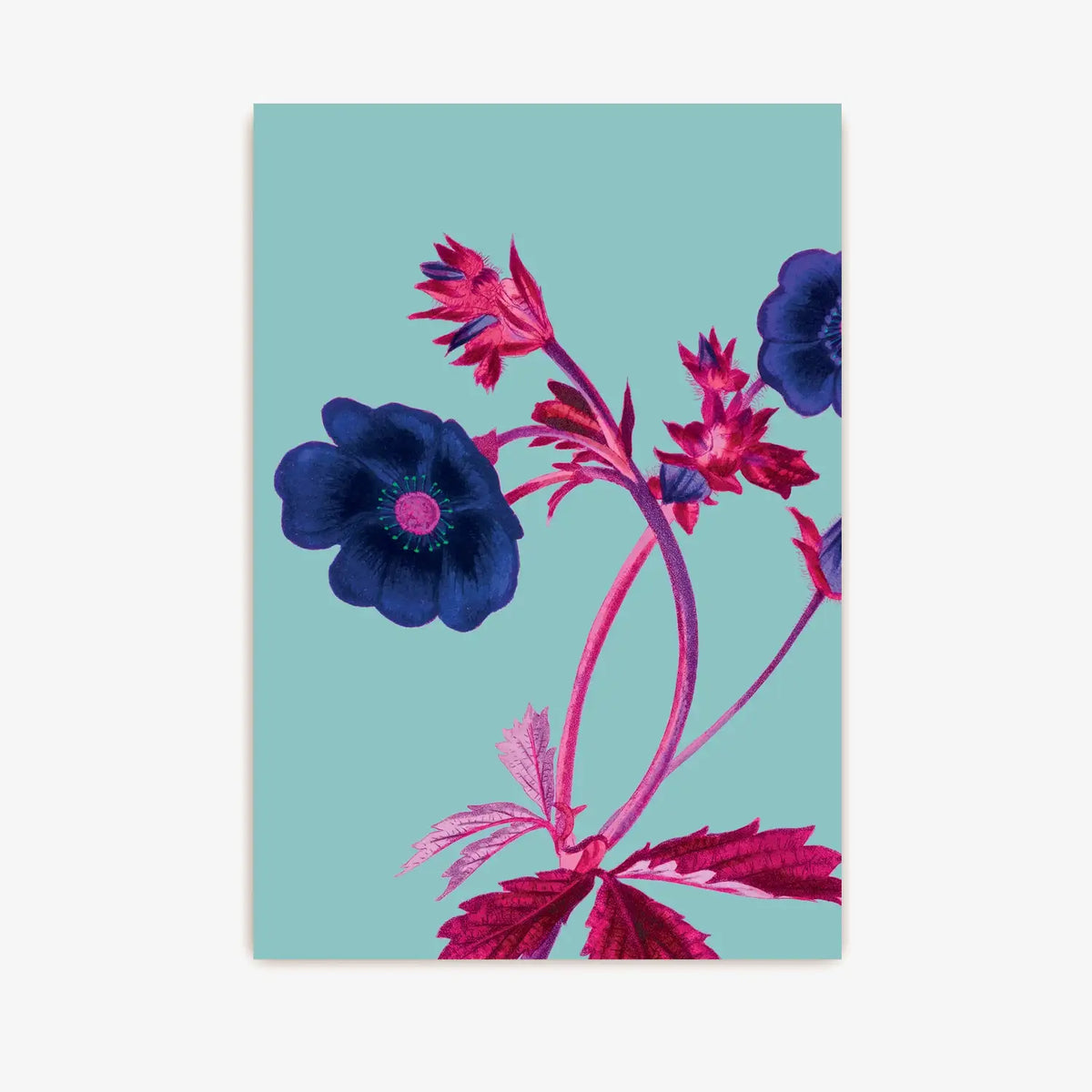 Postkarte-Lagom-Format-A6-Motiv-Kew-Gardens-Ruby-Cinquefoi