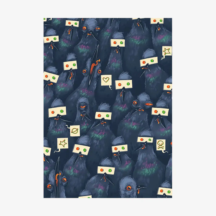 Postkarte-Superfreunde-A6-3dflamingos-Produkt-1