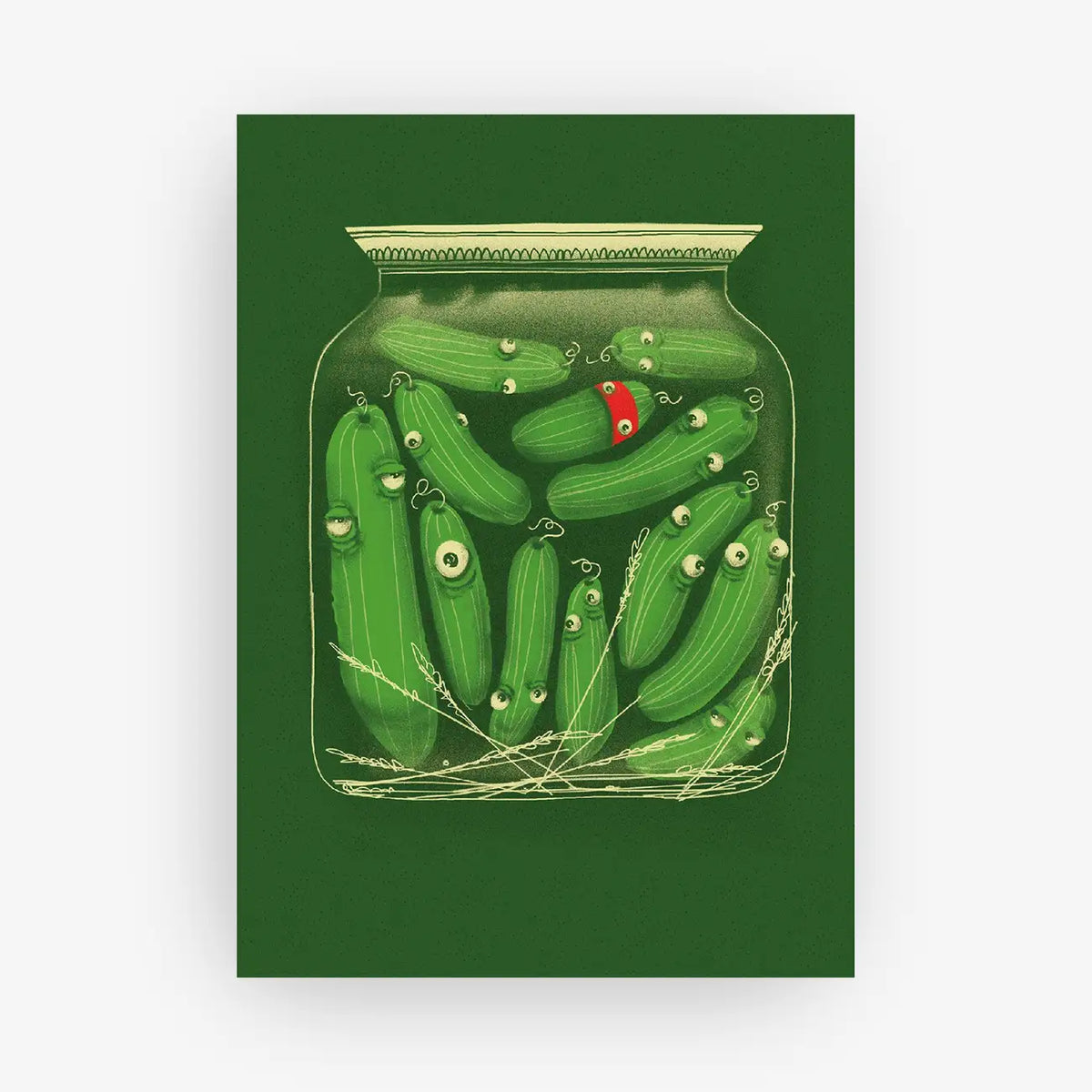 Postkarte-Superfreunde-A6-Gurken-im-Glass-cover-vorn
