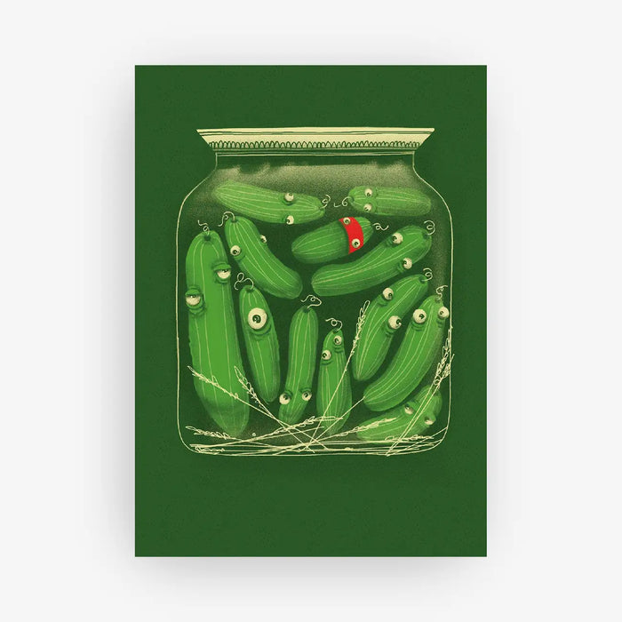Postkarte-Superfreunde-A6-Gurken-im-Glass-cover-vorn