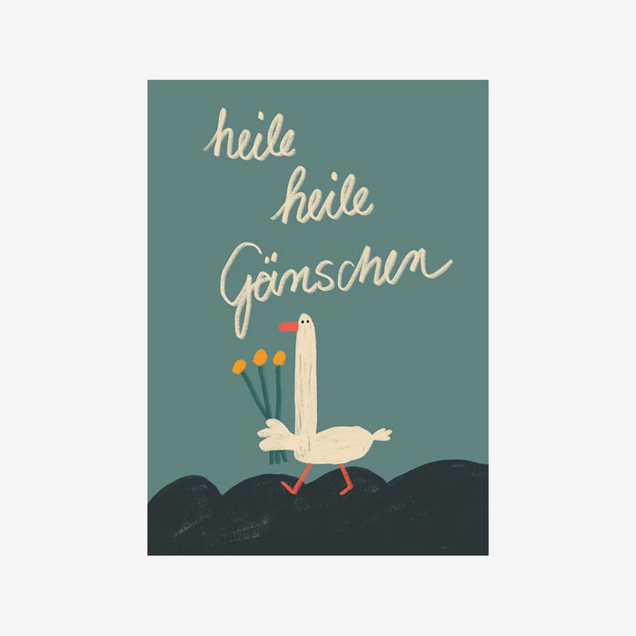 Postkarte / 75 / Heile heile Gänschen