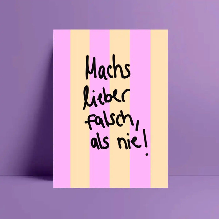 PostkarteHej-ibiza-machs-lieber-falsch-als-nie-vorn-Produkt