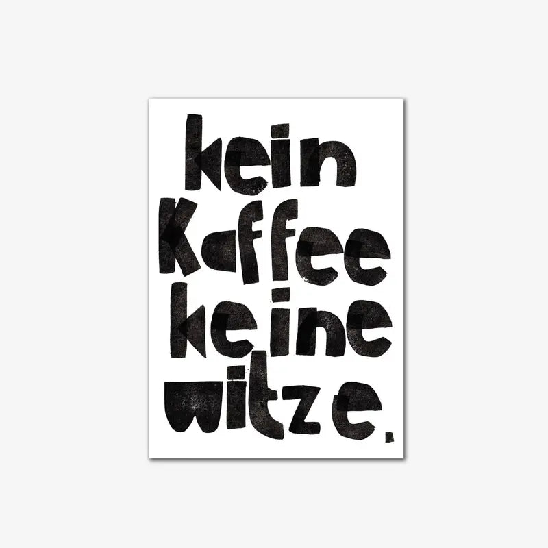Postkarte / Kein Kaffee