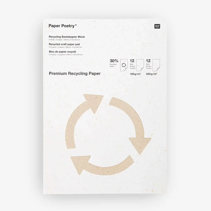 Premium-Bastelblock-12-Blatt-mit-120g-und-12blatt-mit-220g-30-Pr--Recycled-FSC-MIX-Cover-vorn