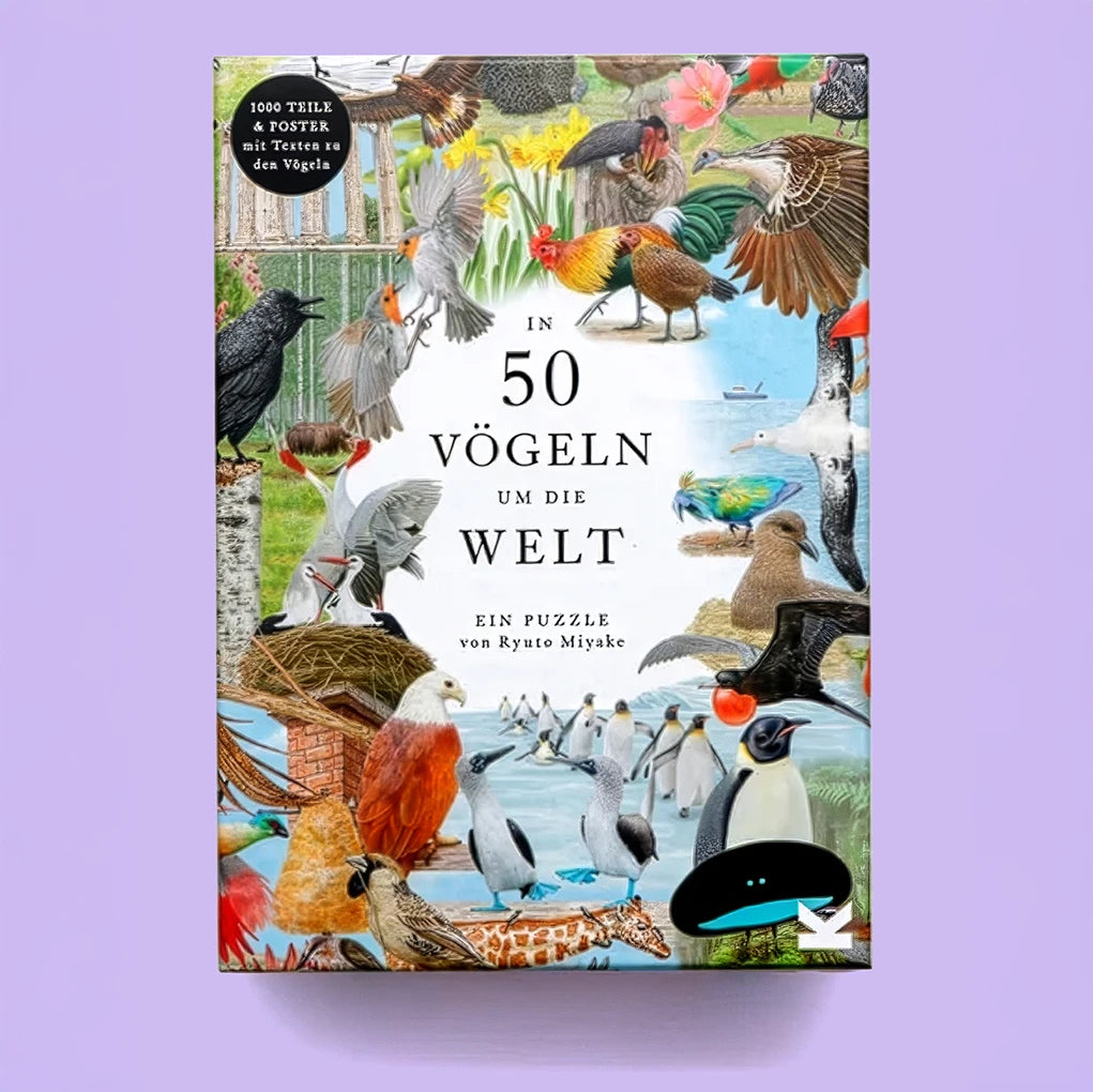 Puzzle-in-50-Vögeln-um-die-Welt-beispielbild-für Puzzle