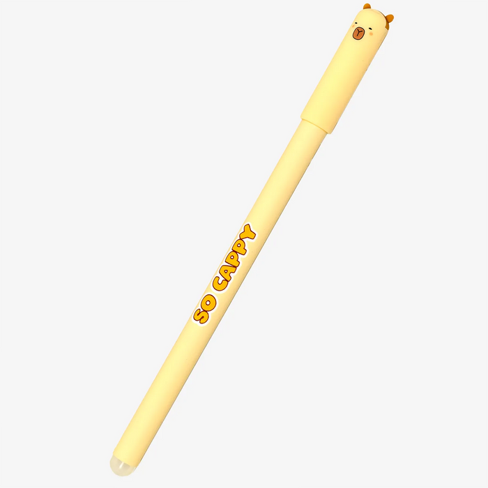 Radierbarer-Stift-mit-Capybara-Print-beige-so-Cappy-Produktansicht