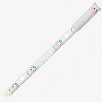 Radierbarer Stift | mit Hippo Print | grau | be hippo