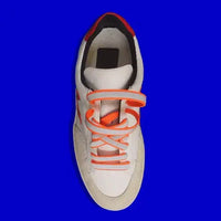 Reflektierende Schnürsenkel / orange grau