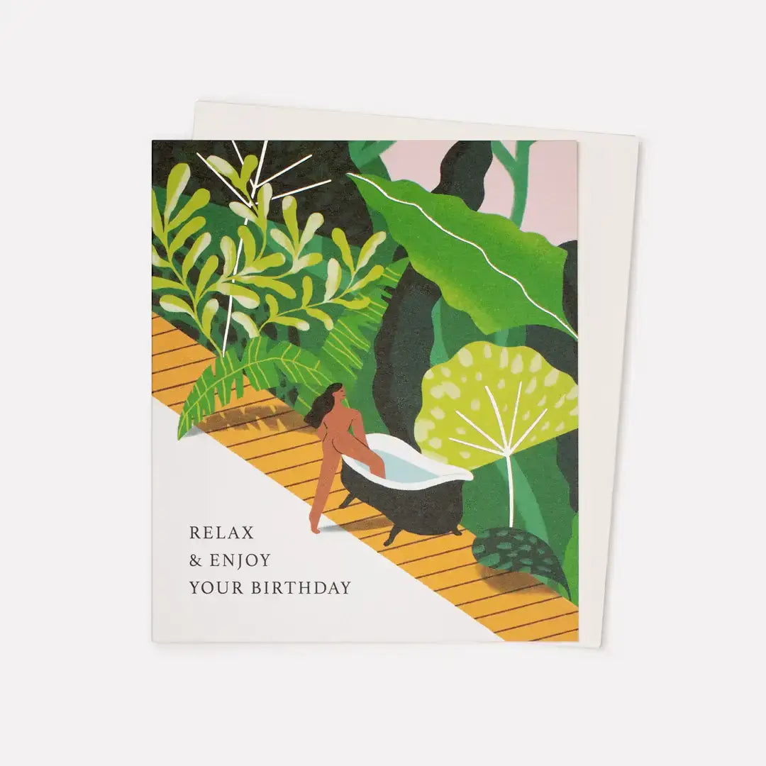 Grusskarte-Motiv-Relaxing-Birthday-Greeting-Card-Designerin-Ana-Gaman-for-USTUDIO-Design