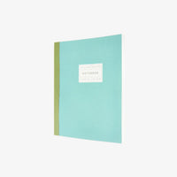 Rico-Design-Notizbuch-dotted-GroesseS-Mint-80Seiten-100gm2-Silberrand-cover-seitlich-von-vorn