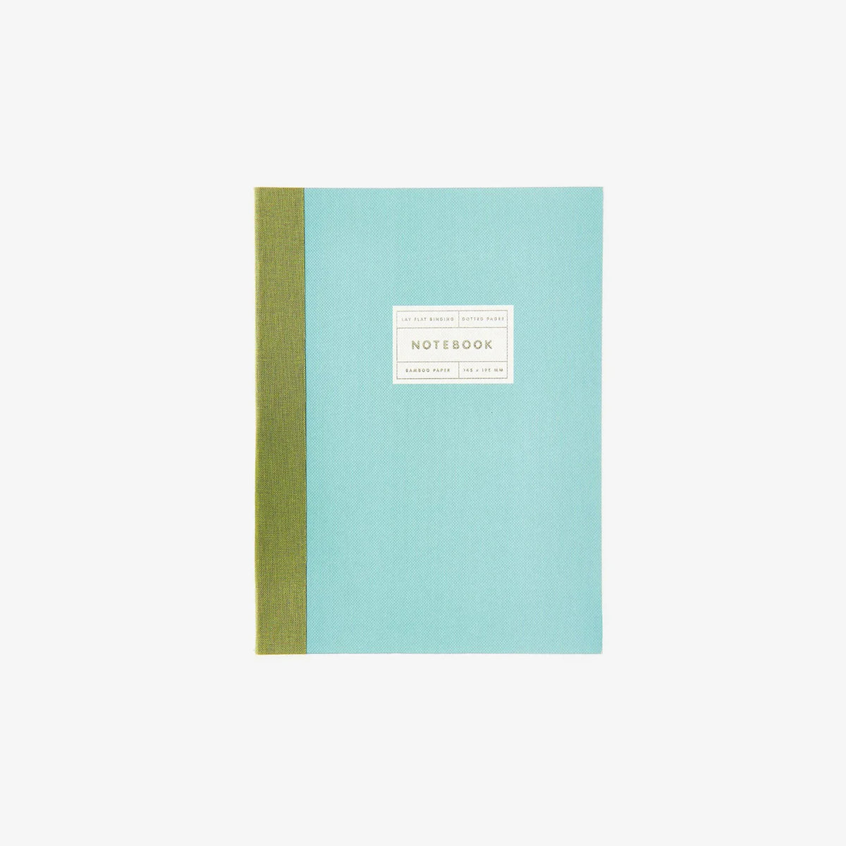 Rico-Design-Notizbuch-dotted-GroesseS-Mint-80Seiten-100gm2-Silberrand-cover-von-vorn