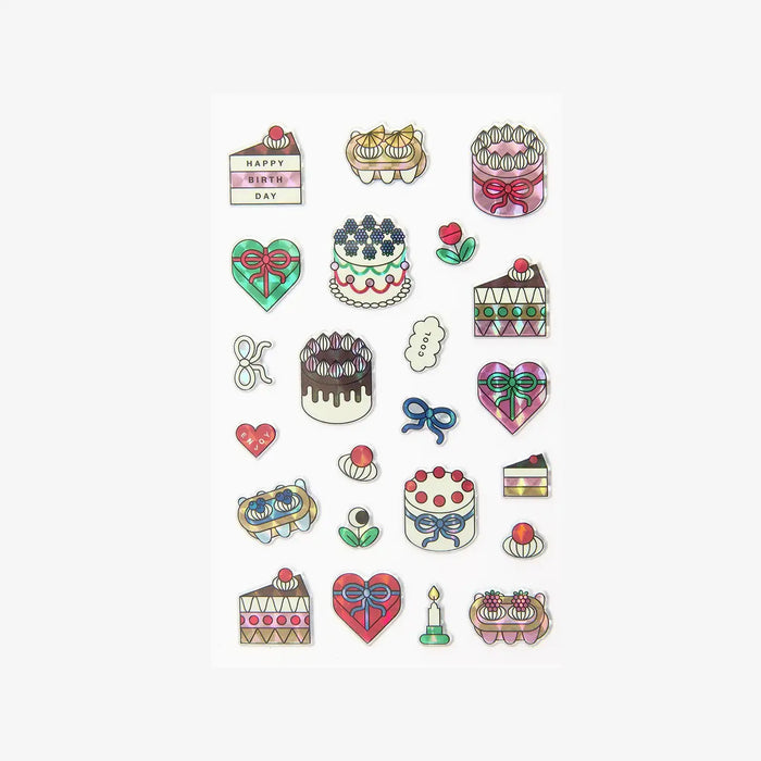 Rco-Design-Puffy-Sticker-Eye-Candy-Torten-1Bogen-Stickerbogen-Produktansicht