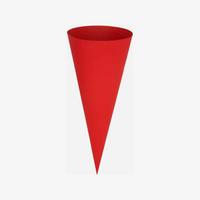 Rico-Design-Schultuete-Zuckertuete-Rohling-Rund-70cm-Rot-Produktansicht