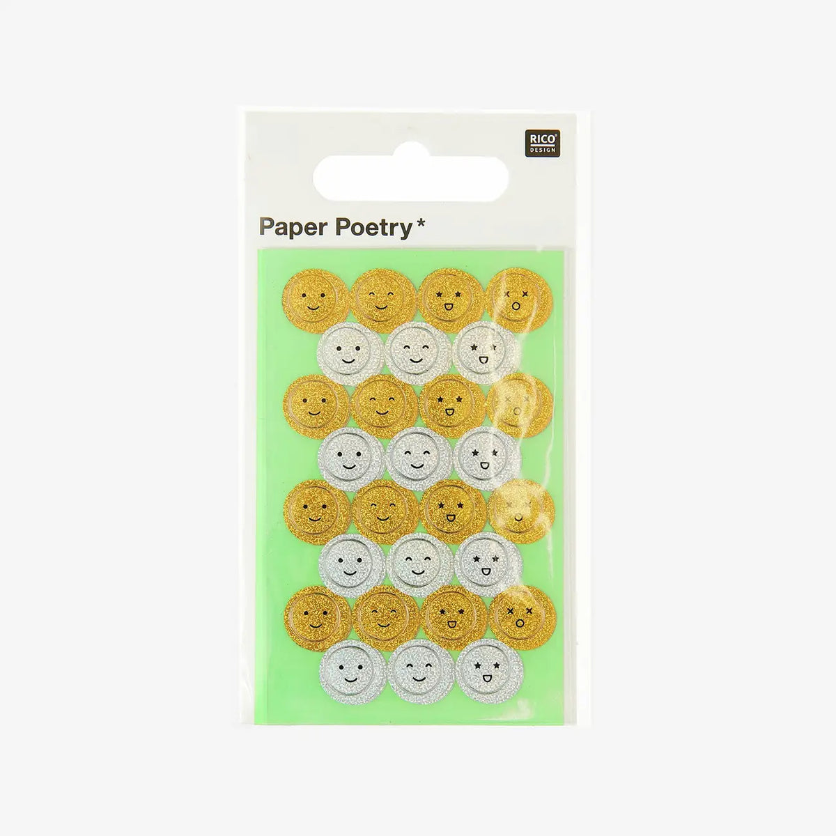 Rico-design-Paper-Poetry-Foliensticker-Gesichter-3Stickerbogen-Produktansicht-in-Verpackung