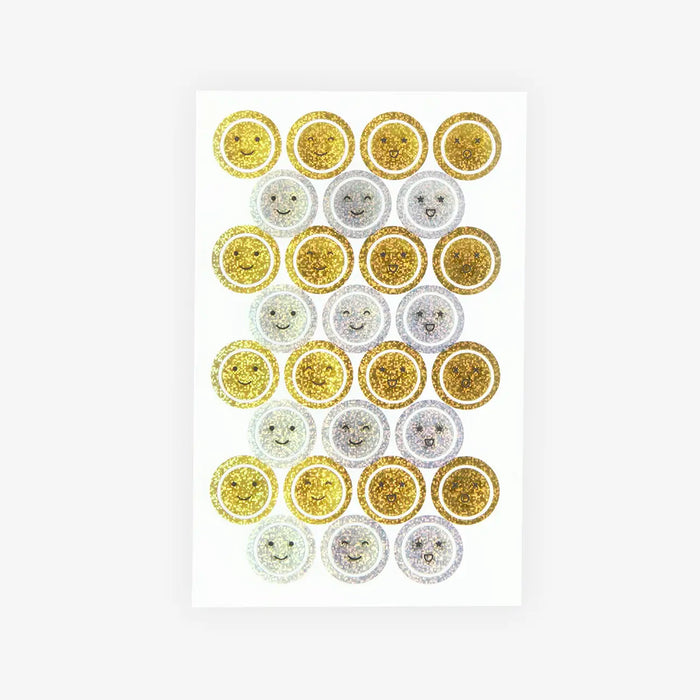 Rico-design-Paper-Poetry-Foliensticker-Gesichter-3Stickerbogen-Produktansicht