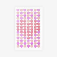 Rico-design-Paper-Poetry-Foliensticker-Herzen-3Stickerbogen-Produktansicht