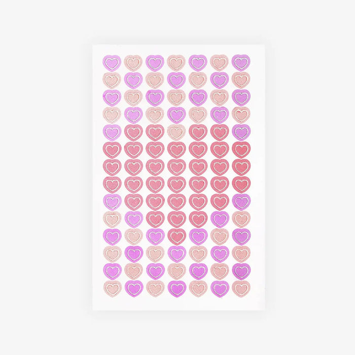 Rico-design-Paper-Poetry-Foliensticker-Herzen-3Stickerbogen-Produktansicht