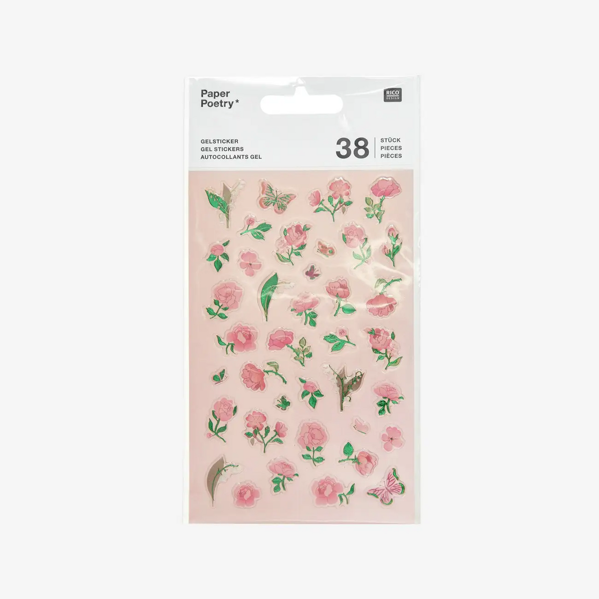 Rico-design-Paper-Poetry-GelSticker-Rosen-1Stickerbogen-Produktansicht-in-Verpackung