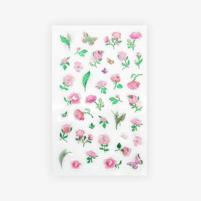 Rico-design-Paper-Poetry-GelSticker-Rosen-1Stickerbogen-Produktansicht