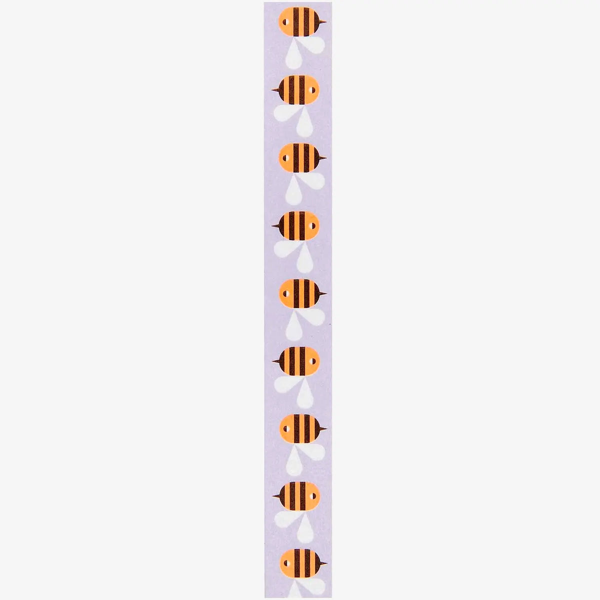 Washi Tape / Bienen lila / 1,5cm x 10m