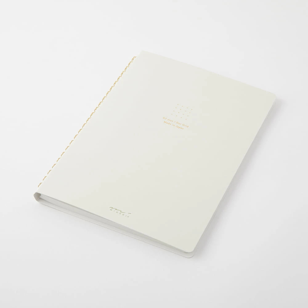 Md Notebook / Ring Notebook / Color Dot Grid / White