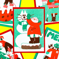 Riso-Klapp-grusskarte-mit-Umschlag-Snow-Cat-Weihnachtskarte-Format-A6-details-2