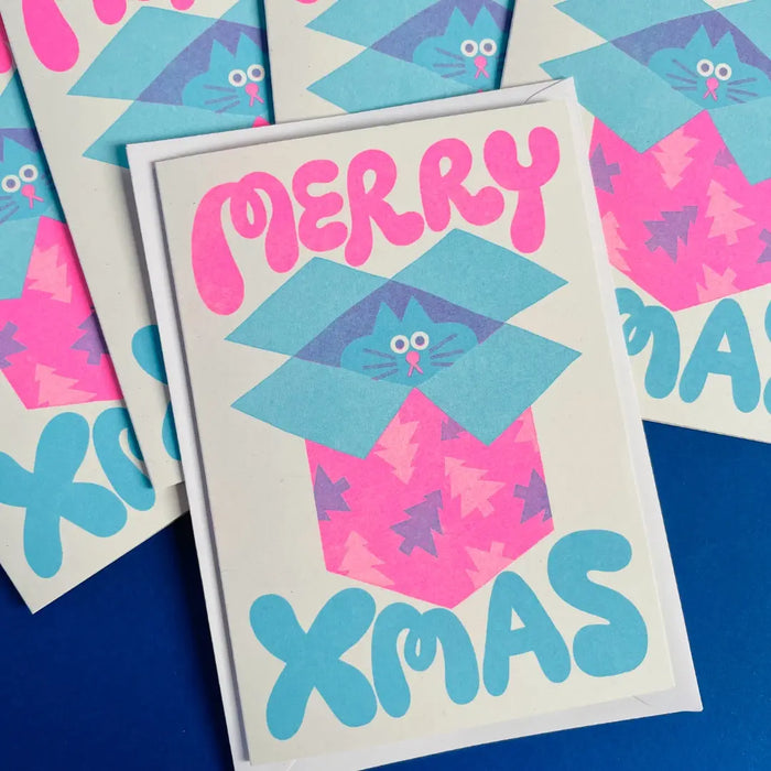 Riso-Klapp-grusskarte-mit-Umschlag-YUK-FUN-Weihnachtskarte-Katze-in-einer-Box-Format-A6-Produktansicht-2