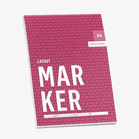 Layout Marker /  75grm² / Skizzenblock / hellweiß / sehr glatt