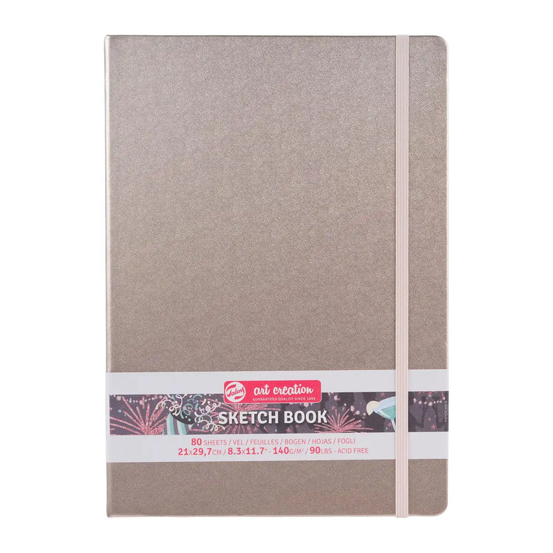 Talens Art Creation / Sketch book Pink Champagne / Blanko A4 / 140g / 80Blatt