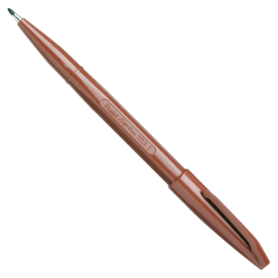 Sign Pen S520 / Faserschreiber / braun