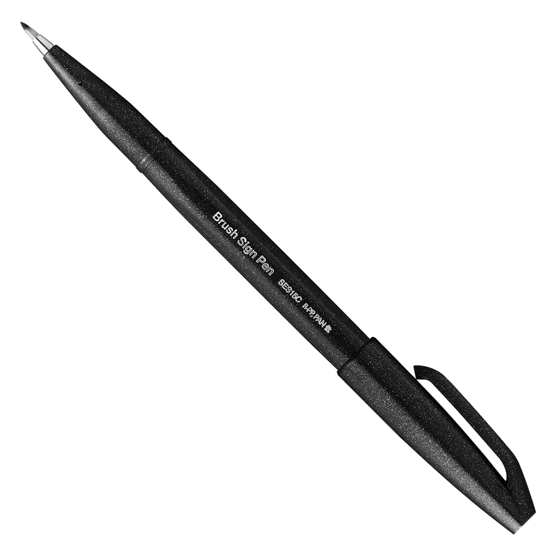 Sign Pen Brush / Black_SES15C-A