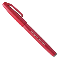 Sign Pen Brush / Red _ SES15C-B