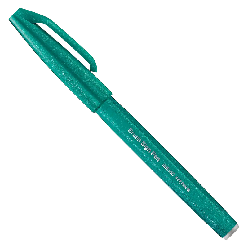 Sign Pen Brush / Turquoise Green _ SES15C-D3
