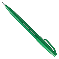 Sign Pen Brush / Green _ SES15C-D