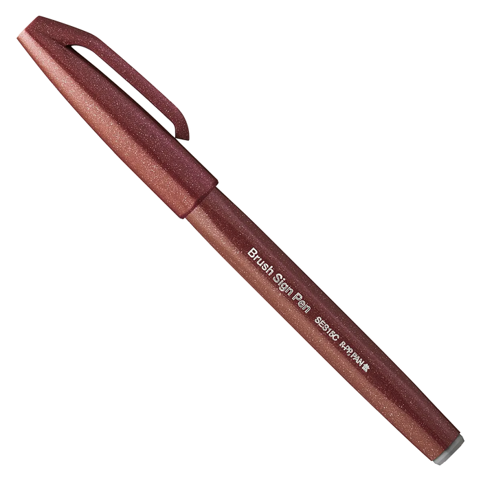 Pentel-Sign-Pen-Brush-SES15C-E_brown-Stift--mit-kappe