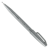 Sign Pen Brush / Grey _ SES15C-N