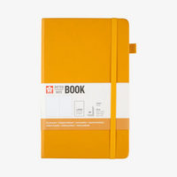 Sakura-Dotted-Notebook-13x21cm-Farbe-Einband-JapaneseKerria-Vorderansicht