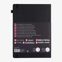 Sakura-Notizbuch-blanko-140g-80Blatt-cover-black-Format-A4-Cover-hinten-Produktansicht
