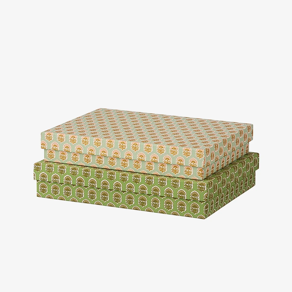 Schachteln-A4-grün-2-Stueck-cover-seitlich-vorn