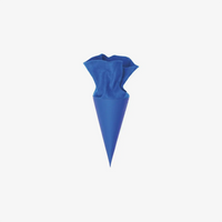 Schultüte | Zuckertüte | Rohling | mit Filzverschluss  | 20cm | Royalblau