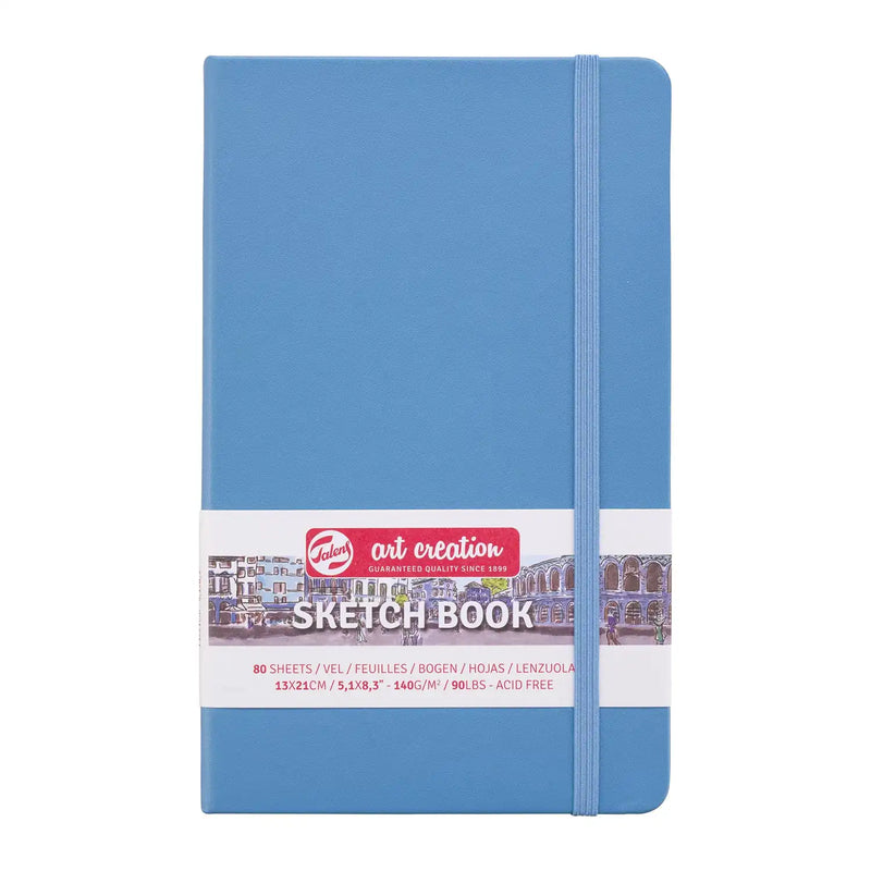 Talens Art Creation / Sketch book Lake Blue / Blanko H21xB13cm / 140g / 80Blatt