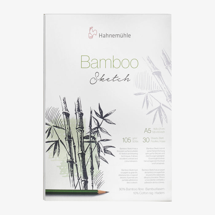 Skizzenblock-105grm-Hahnemuehle-Bamboo-Sketch-30blatt-A5-Cover-Front-Produktansicht