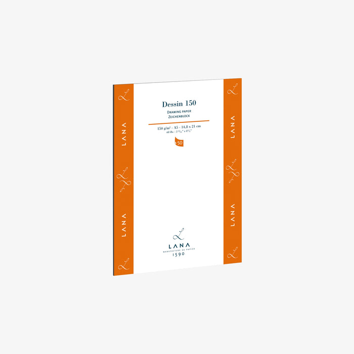 Skizzenblock-150grm-Lana-Dessin-50blatt-A5-Cover-Front-Produktansicht
