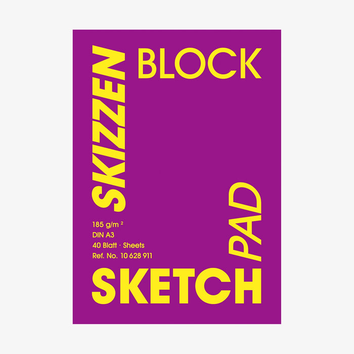 Skizzenblock-185grm-Hahnemuehle-Velvet-40blatt-A3-Cover-Front-Produktansicht