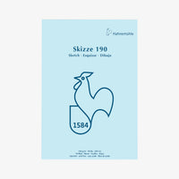 Skizzenblock-190grm-Hahnemuehle-Skizze190-50blatt-A3-Cover-Front-Produktansicht