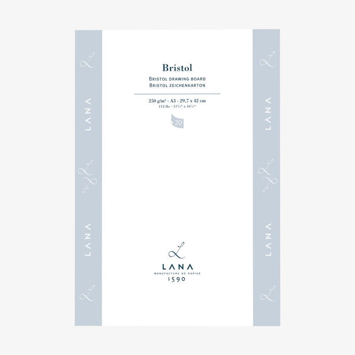 Skizzenblock-250grm-Lana-Bristol-20blatt-A3-Cover-Front-Produktansicht